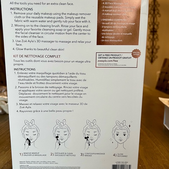 Zoe Ayla Total Cleansing Face Set - Picture 2 of 5
